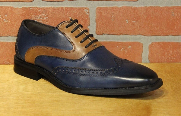 La Milano Navy/Cognac A11322